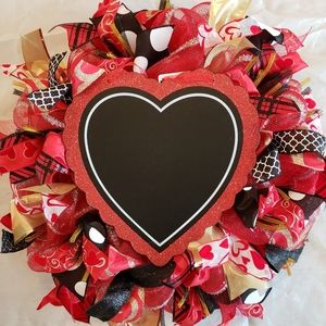 Valentines Day Heart Wreath ❤